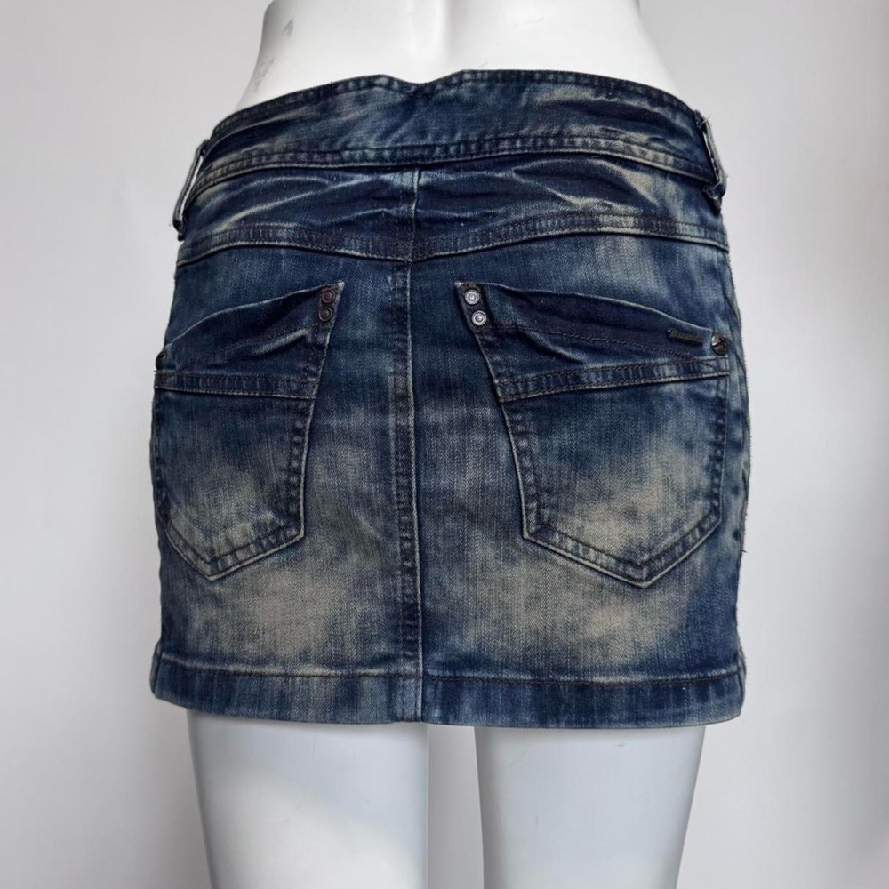 Denim 2010 Style Motto Mini Skirt